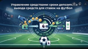 Иллюстрация процесса управления депозитами и вывода средств для ставок на футбол от Betin OneTwo