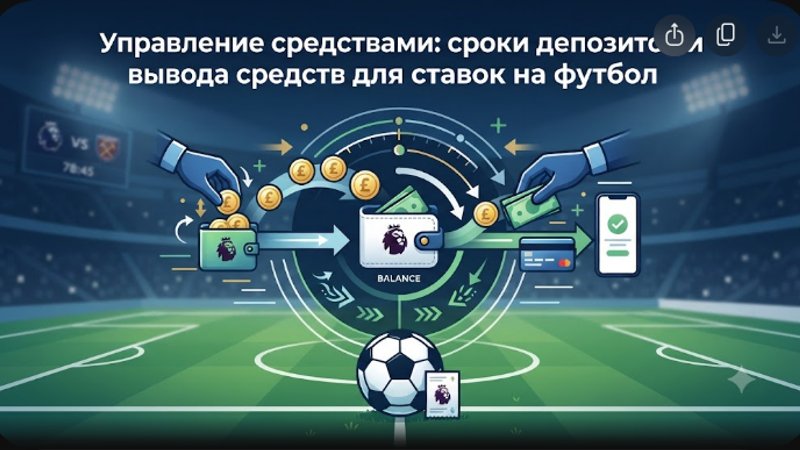 Иллюстрация процесса управления депозитами и вывода средств для ставок на футбол от Betin OneTwo